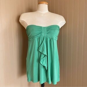 Vintage Y2K Garage Turquoise Strapless Top Size medium
